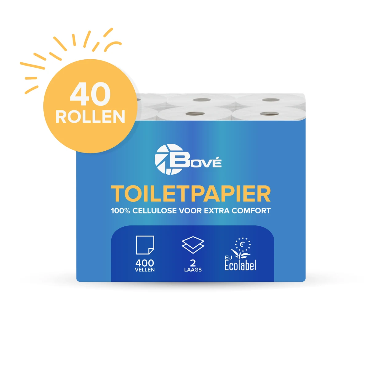 Toiletpapier 2-laags